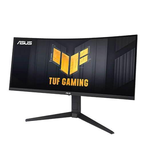 Asus TUF Gaming 34" WQHD Ultra-wide Curved Gaming Monitor (VG34VQL3A), 3440 x 1440, 1ms, 180Hz, 125% sRGB, DisplayHDR 400, VESA - Imagen 2